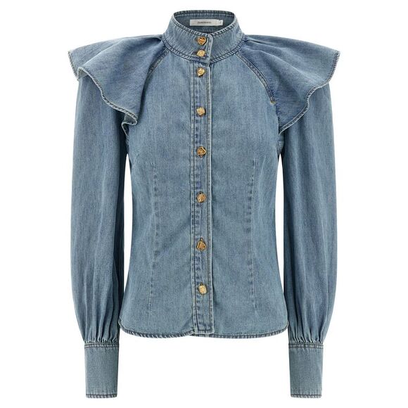 ZIMMERMANN Sweaters - Zimmermann Women 'Crush Denim' Blouse